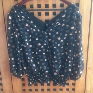 Cute Heart Blouse
